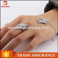 Cheap custom made trendy products alibaba website fashion jewelry fancy statement bracelet with ring